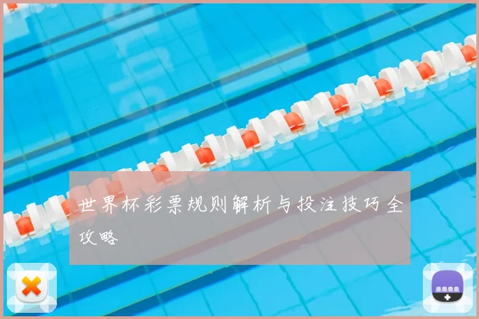 世界杯彩票规则解析与投注技巧全攻略