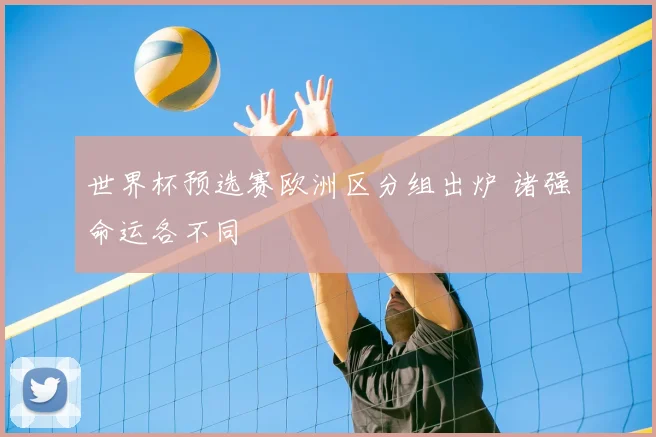 世界杯预选赛欧洲区分组出炉 诸强命运各不同